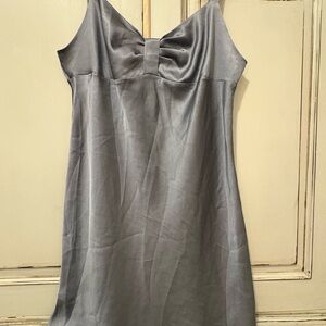 Victoria's Secret Gray Satin Top